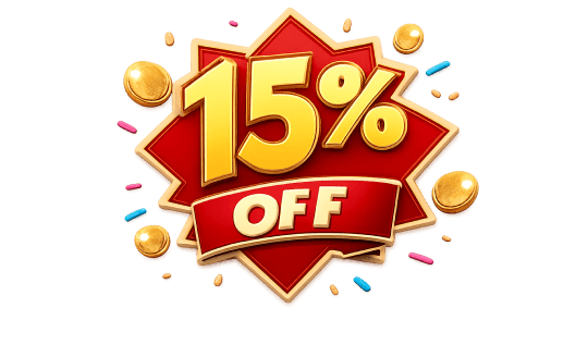 15% off